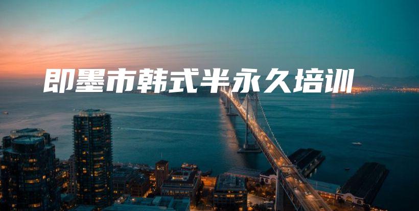 即墨市韓式半永久培訓(xùn)插圖