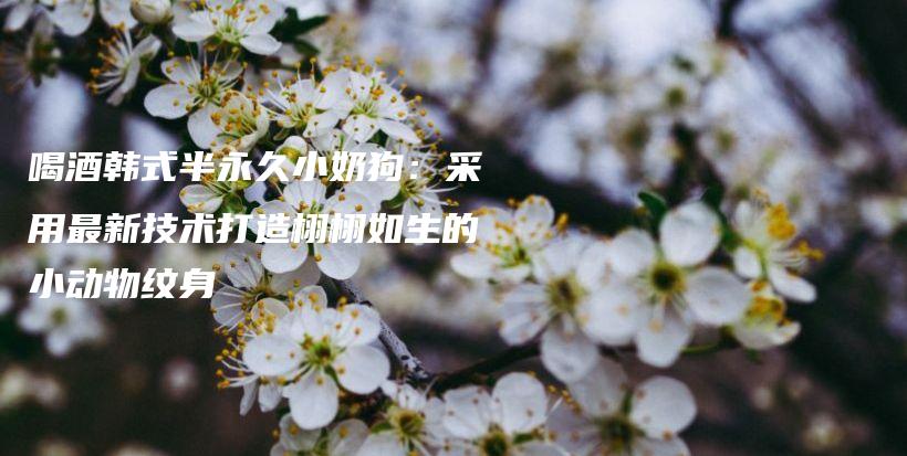 喝酒韓式半永久小奶狗：采用最新技術(shù)打造栩栩如生的小動物紋身插圖
