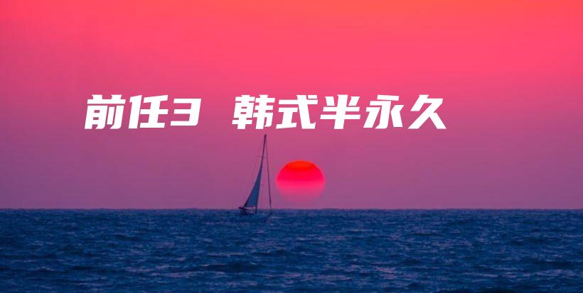 前任3 韓式半永久插圖