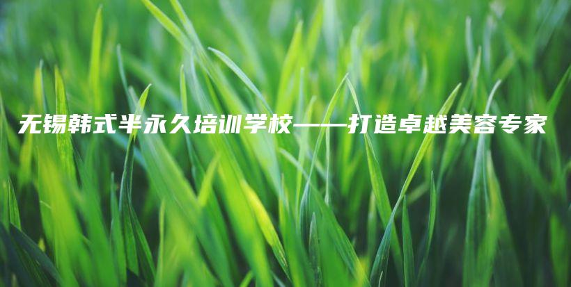 無錫韓式半永久培訓(xùn)學(xué)校——打造卓越美容專家插圖