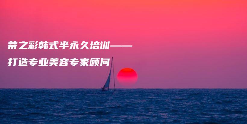 蒂之彩韓式半永久培訓(xùn)——打造專業(yè)美容專家顧問插圖
