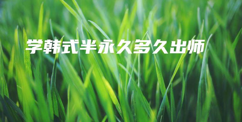 學(xué)韓式半永久多久出師插圖