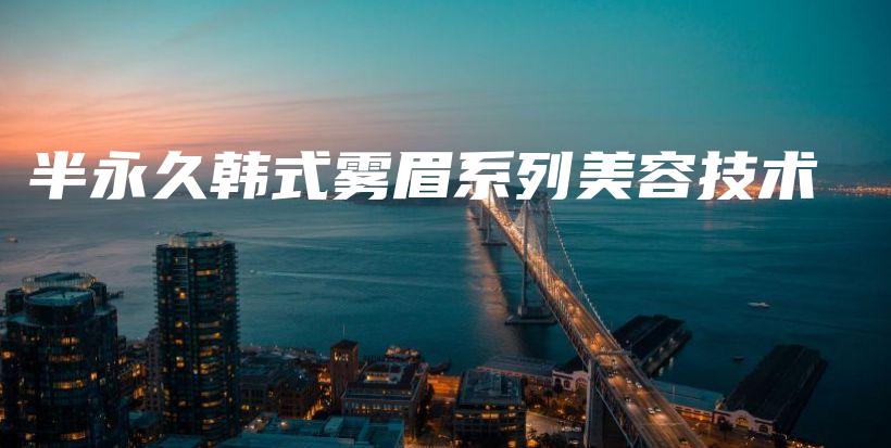 半永久韓式霧眉系列美容技術(shù)插圖