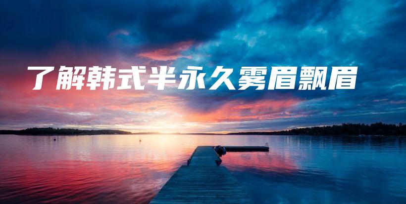 了解韓式半永久霧眉飄眉插圖