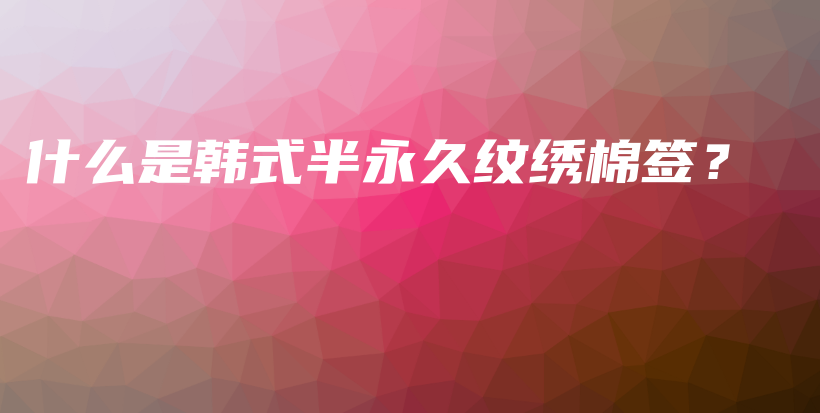 什么是韓式半永久紋繡棉簽？ – Anne美學(xué)插圖4