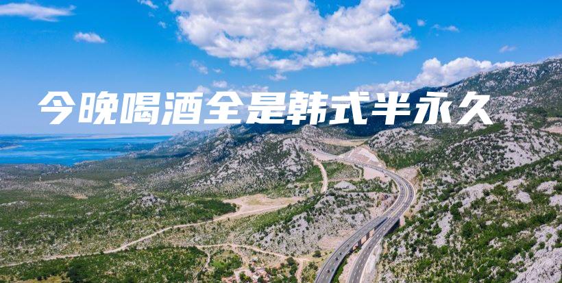 今晚喝酒全是韓式半永久插圖