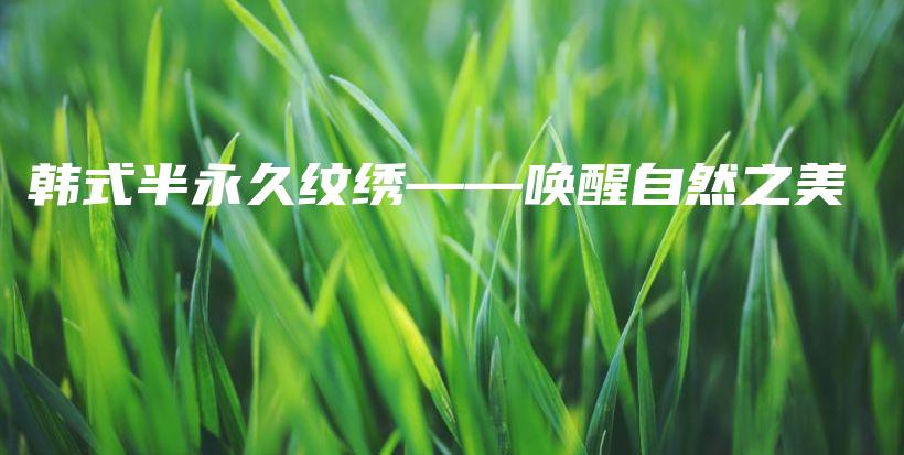 韓式半永久紋繡——喚醒自然之美插圖