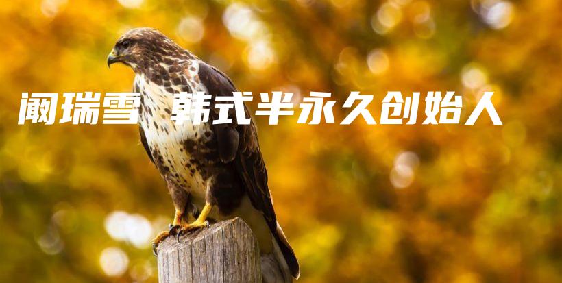 闞瑞雪 韓式半永久創(chuàng)始人插圖