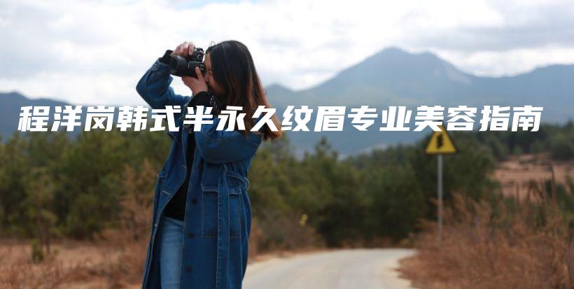 程洋崗韓式半永久紋眉專業(yè)美容指南插圖