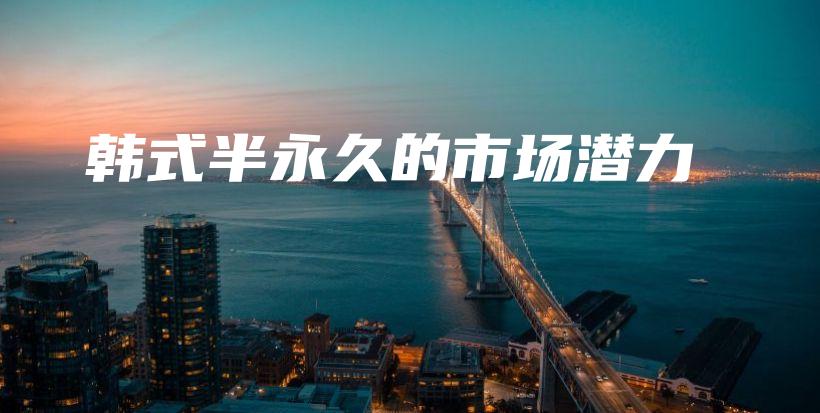 韓式半永久的市場潛力插圖