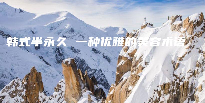 韓式半永久 一種優(yōu)雅的美容術(shù)語插圖