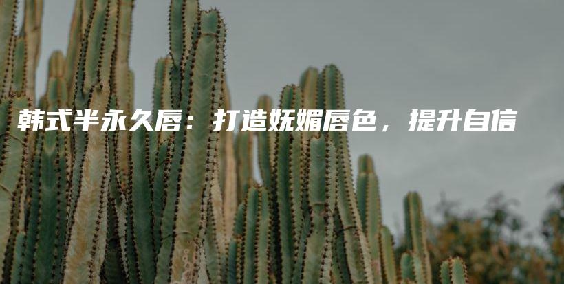 韓式半永久唇：打造嫵媚唇色，提升自信插圖