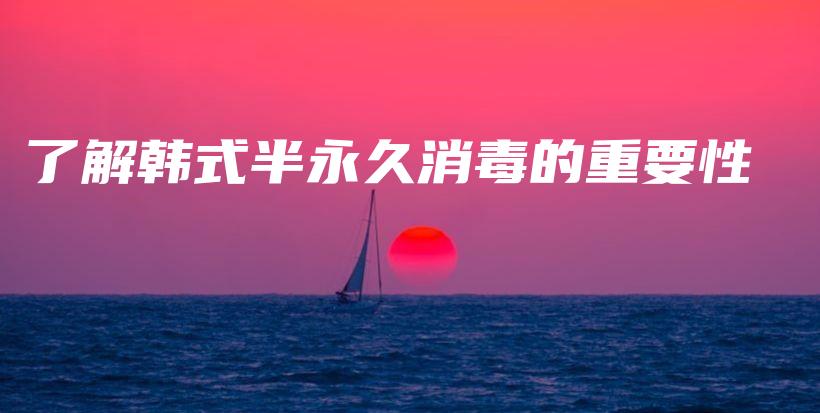 了解韓式半永久消毒的重要性插圖