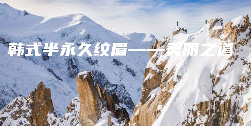 韓式半永久紋眉——美麗之道插圖