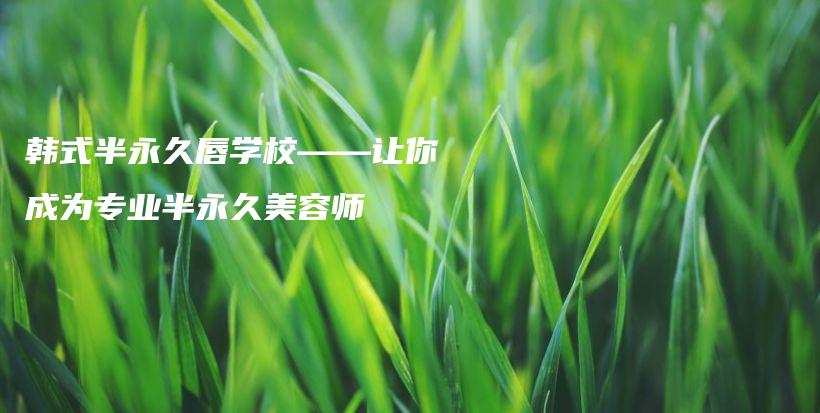 韓式半永久唇學(xué)校——讓你成為專業(yè)半永久美容師插圖