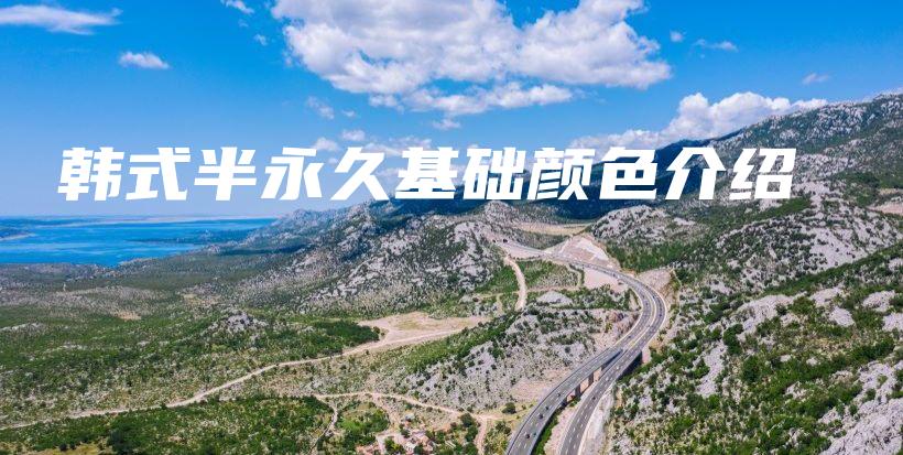 韓式半永久基礎(chǔ)顏色介紹插圖