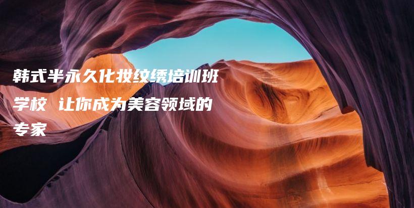 韓式半永久化妝紋繡培訓(xùn)班學(xué)校 讓你成為美容領(lǐng)域的專家插圖