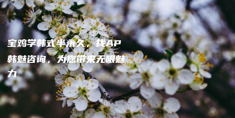寶雞學(xué)韓式半永久，找AP韓魅咨詢(xún)，為您帶來(lái)無(wú)限魅力插圖
