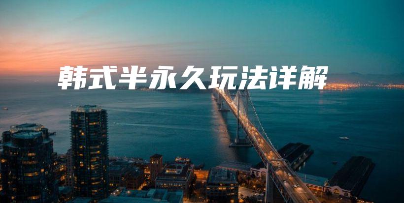 韓式半永久玩法詳解插圖