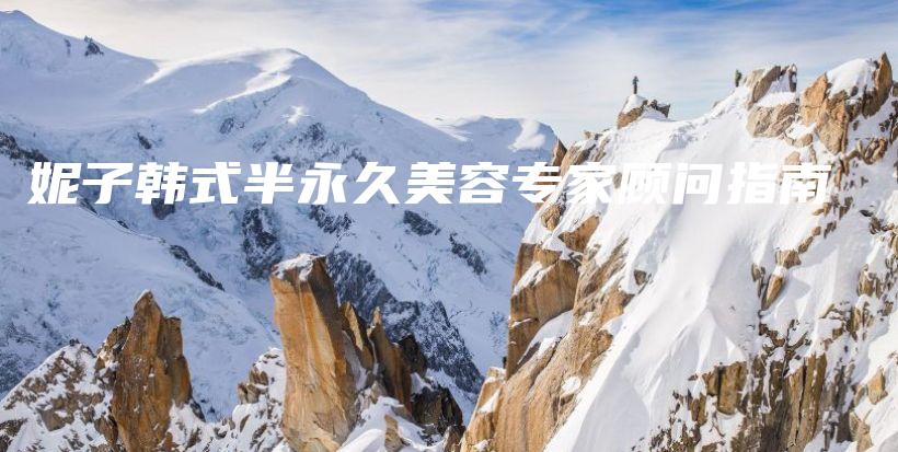 妮子韓式半永久美容專(zhuān)家顧問(wèn)指南插圖
