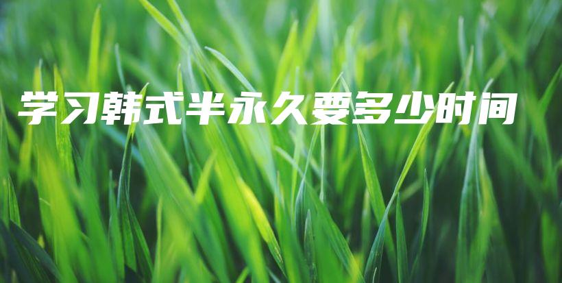 學(xué)習(xí)韓式半永久要多少時(shí)間插圖
