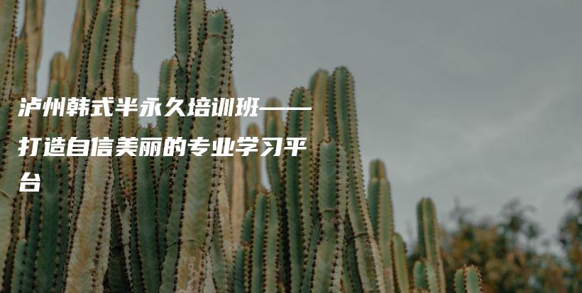 瀘州韓式半永久培訓(xùn)班——打造自信美麗的專業(yè)學(xué)習(xí)平臺插圖