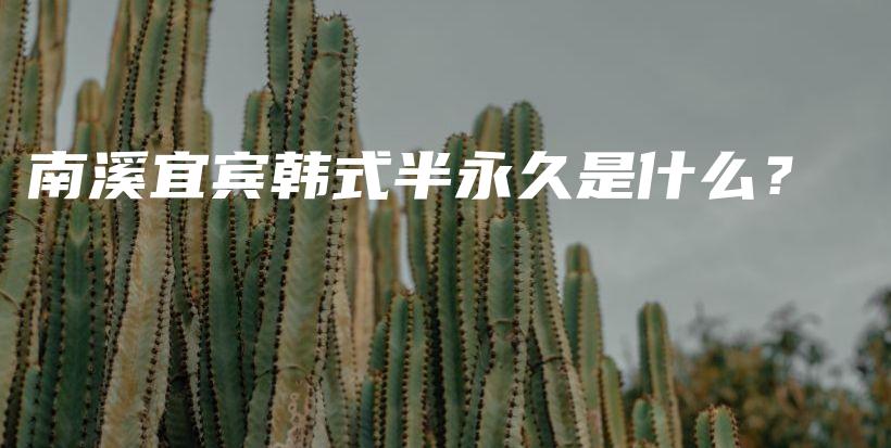 南溪宜賓韓式半永久是什么？插圖