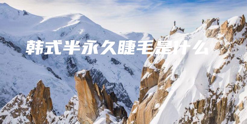 韓式半永久睫毛是什么插圖