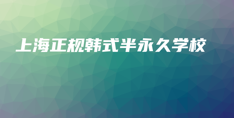 上海正規(guī)韓式半永久學校插圖