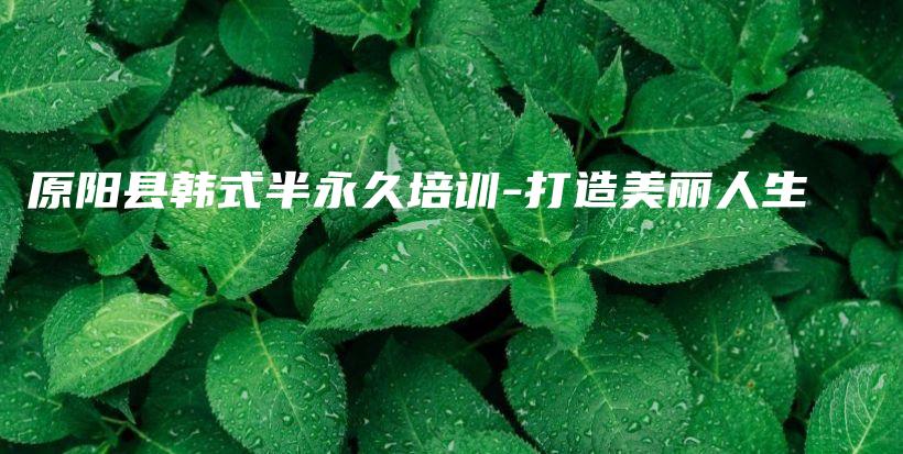 原陽縣韓式半永久培訓-打造美麗人生插圖
