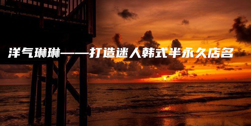 洋氣琳琳——打造迷人韓式半永久店名插圖