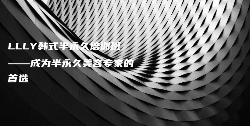 LLLY韓式半永久培訓(xùn)班——成為半永久美容專家的首選插圖