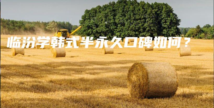 臨汾學(xué)韓式半永久口碑如何？插圖