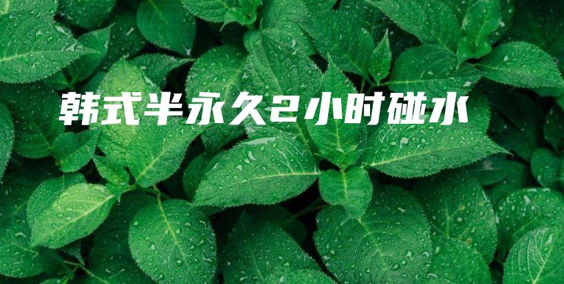韓式半永久2小時(shí)碰水插圖