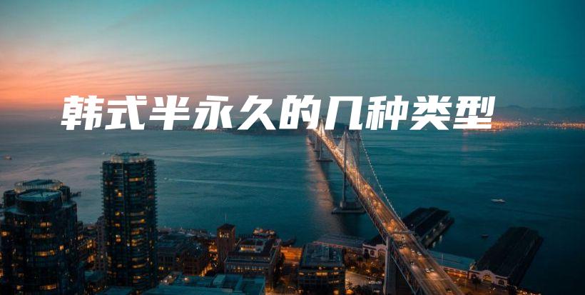 韓式半永久的幾種類型插圖