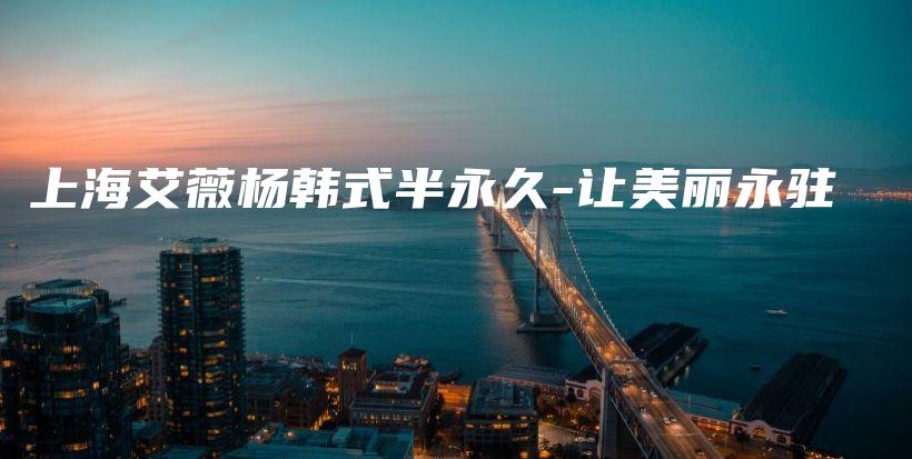 上海艾薇楊韓式半永久-讓美麗永駐插圖