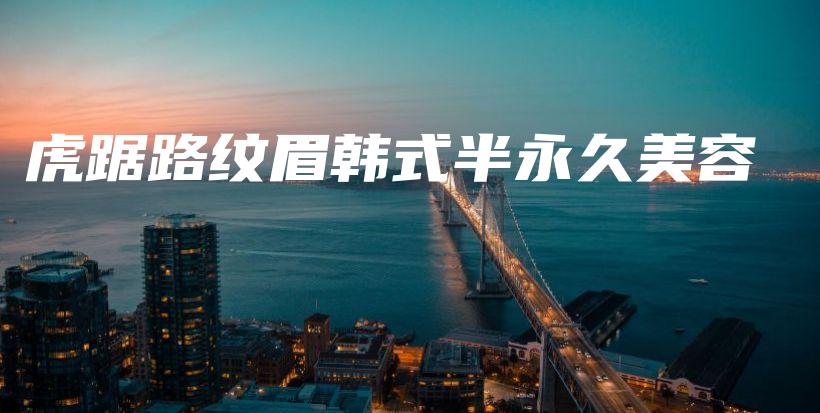 虎踞路紋眉韓式半永久美容插圖