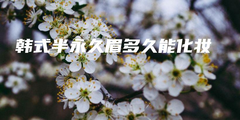 韓式半永久眉多久能化妝插圖