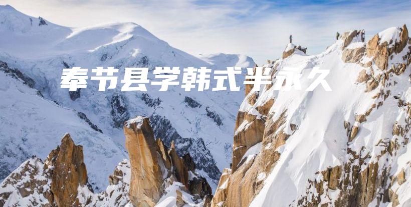 奉節(jié)縣學(xué)韓式半永久插圖