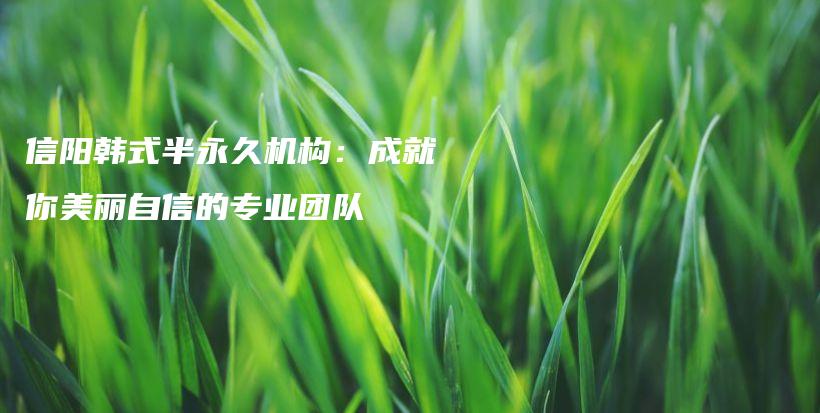 信陽(yáng)韓式半永久機(jī)構(gòu)：成就你美麗自信的專業(yè)團(tuán)隊(duì)插圖