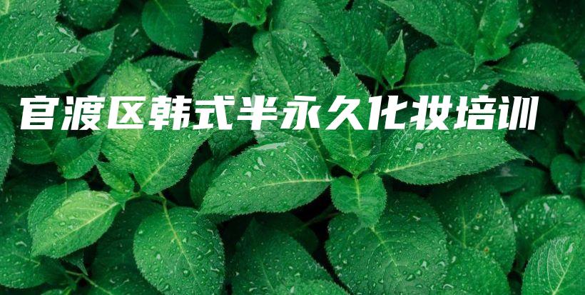官渡區(qū)韓式半永久化妝培訓插圖