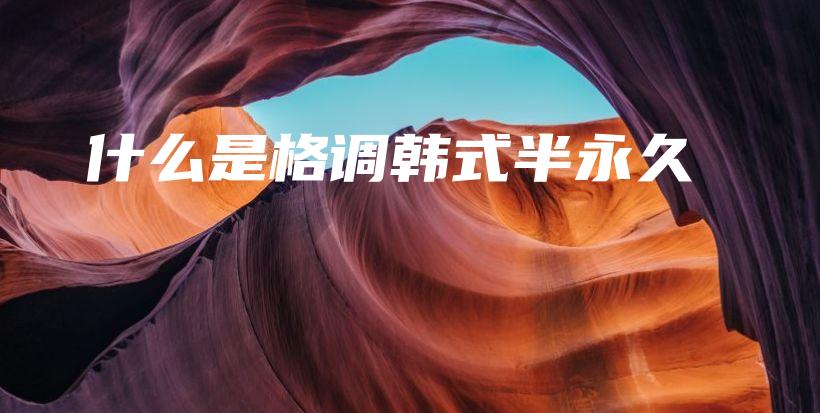 什么是格調(diào)韓式半永久插圖