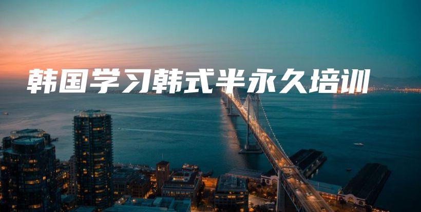 韓國學習韓式半永久培訓插圖