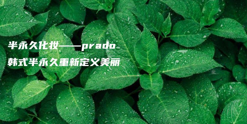 半永久化妝——prado韓式半永久重新定義美麗插圖