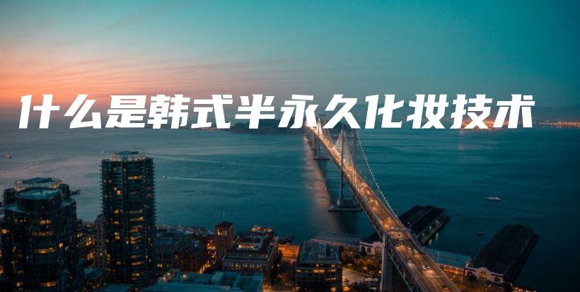 什么是韓式半永久化妝技術(shù)插圖