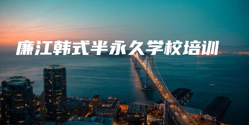 廉江韓式半永久學校培訓插圖