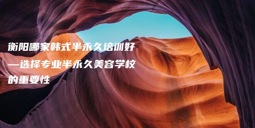 衡陽哪家韓式半永久培訓(xùn)好—選擇專業(yè)半永久美容學(xué)校的重要性插圖