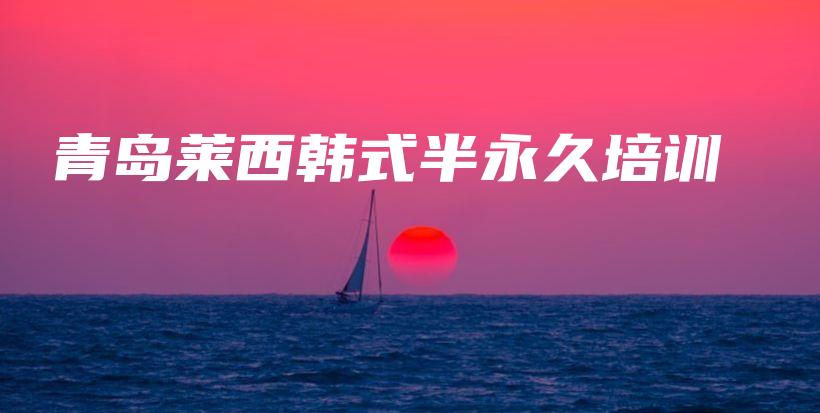 青島萊西韓式半永久培訓(xùn)插圖