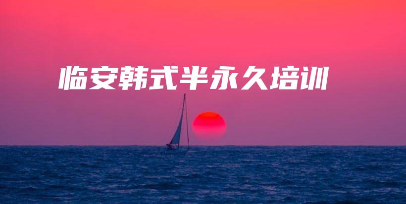 臨安韓式半永久培訓(xùn)插圖