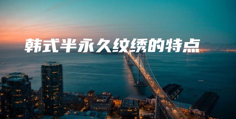 韓式半永久紋繡的特點插圖